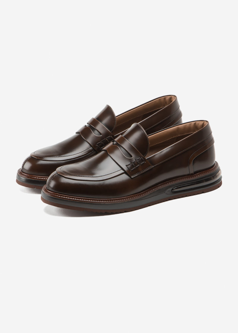 Air Moccasin Brown Leather - Barleycorn