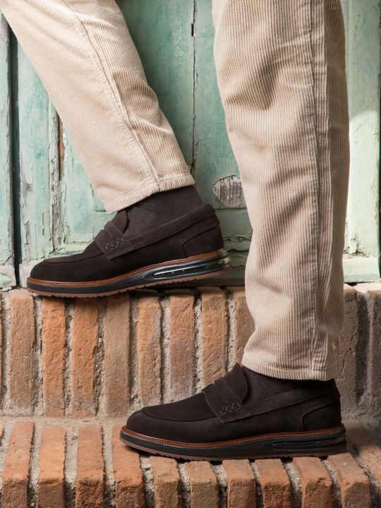 Air Moccasin Brown Leather - Barleycorn
